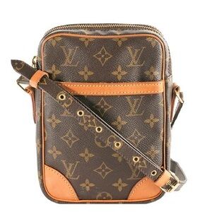Louis Vuitton Monogram Crossbody Bag in Brown and Tan